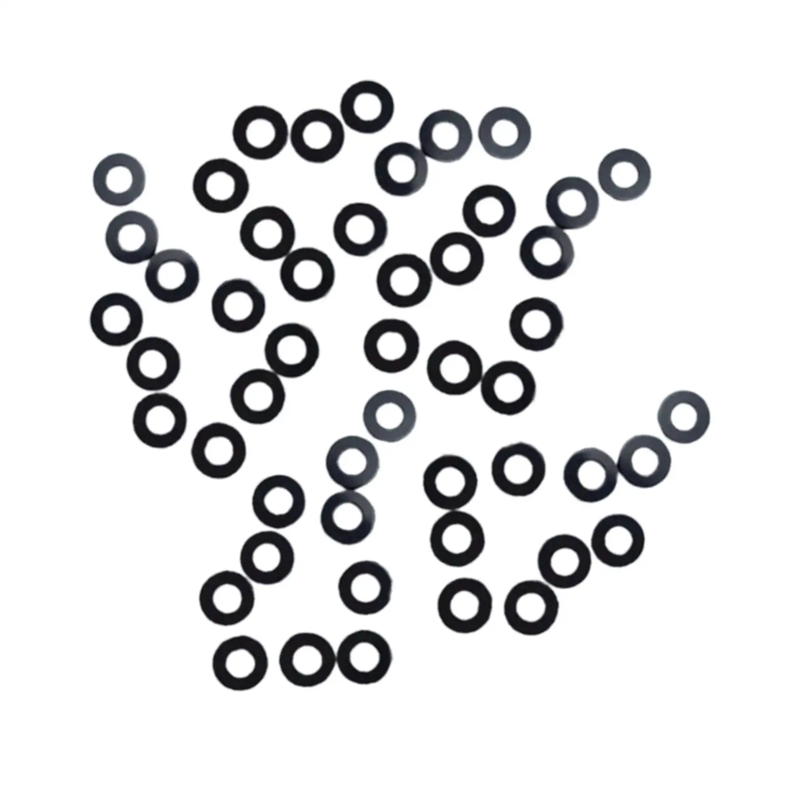 

50 Pieces Badminton Grommets Washers Nylon Universal Portable for Double Single String Holes Repair Wire Guards Eyelets Rings
