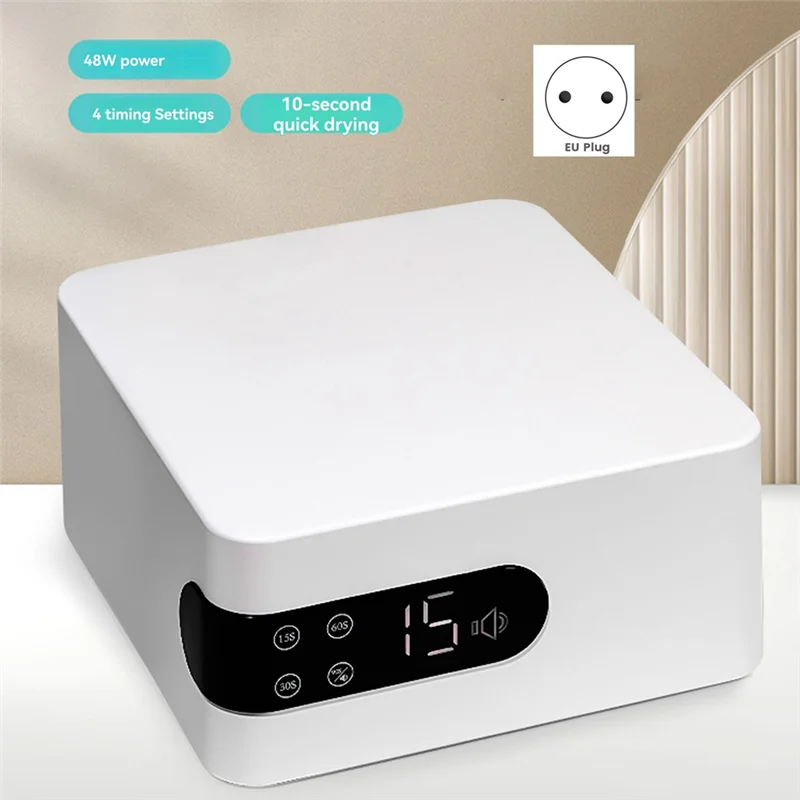 速乾性ベーキングランプネイルアート光線療法マシン EU プラグ速乾性マニキュアベーキングマシンネイルアートツール