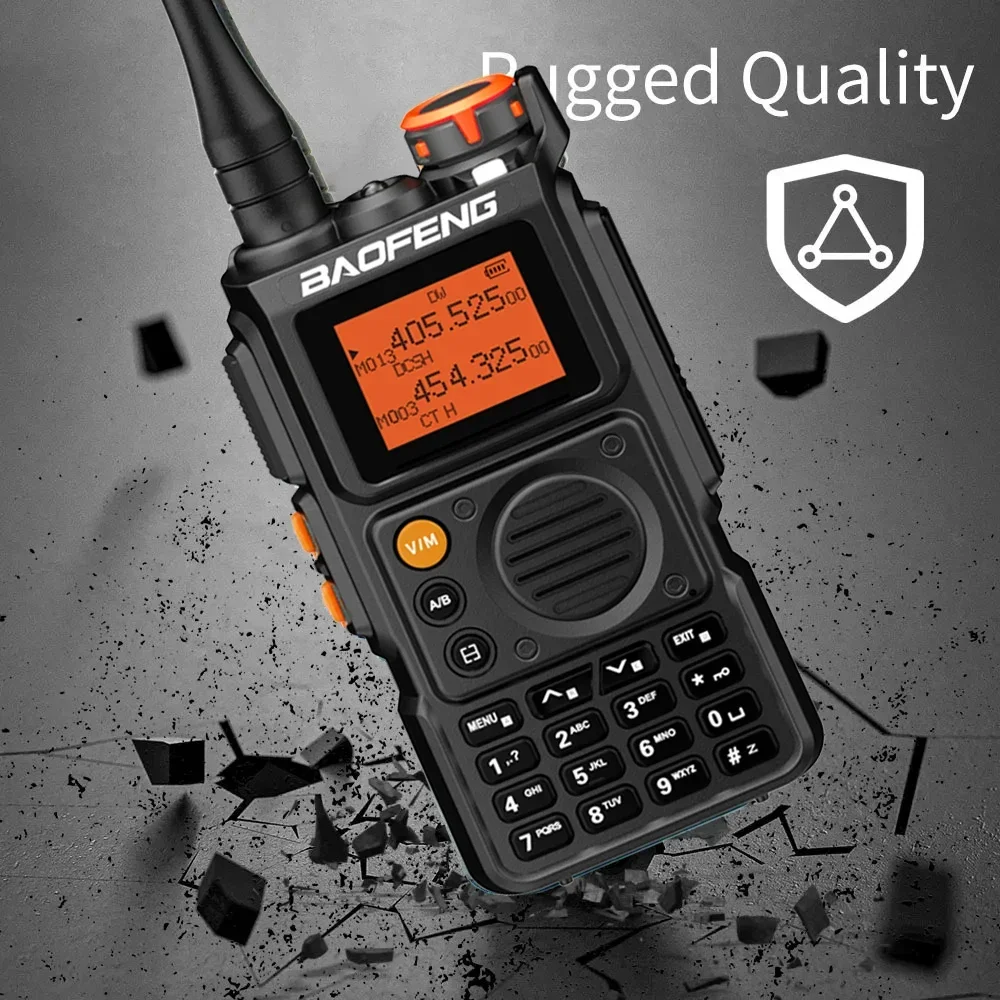 Baofeng Official Store UV-K6 Walkie Talkie Air Band Radio USB-C Charge UHF VHF DTMF FM NOAA Wireless Frequency Two Way Radio