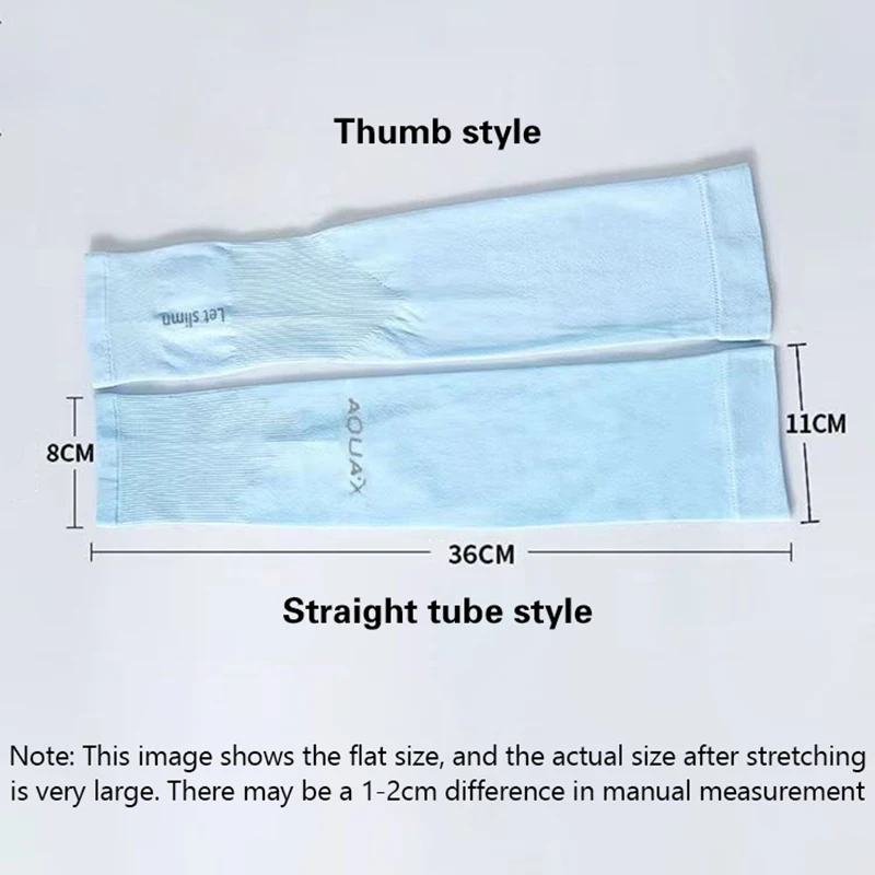 ปลอกแขนป้องกันแสงแดดสำหรับผู้ชายผู้หญิง, ปลอกแขนผ้าไหมน้ำแข็งแบบบางป้องกันรังสีอัลตราไวโอเลต