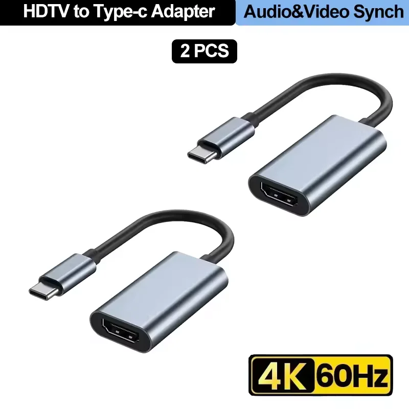 Type C to HD Adapter Converter 4K 60Hz USB C Adapter For MacBook Pro Air iPad Pro Samsung Galaxy S10/S9 USB-C
