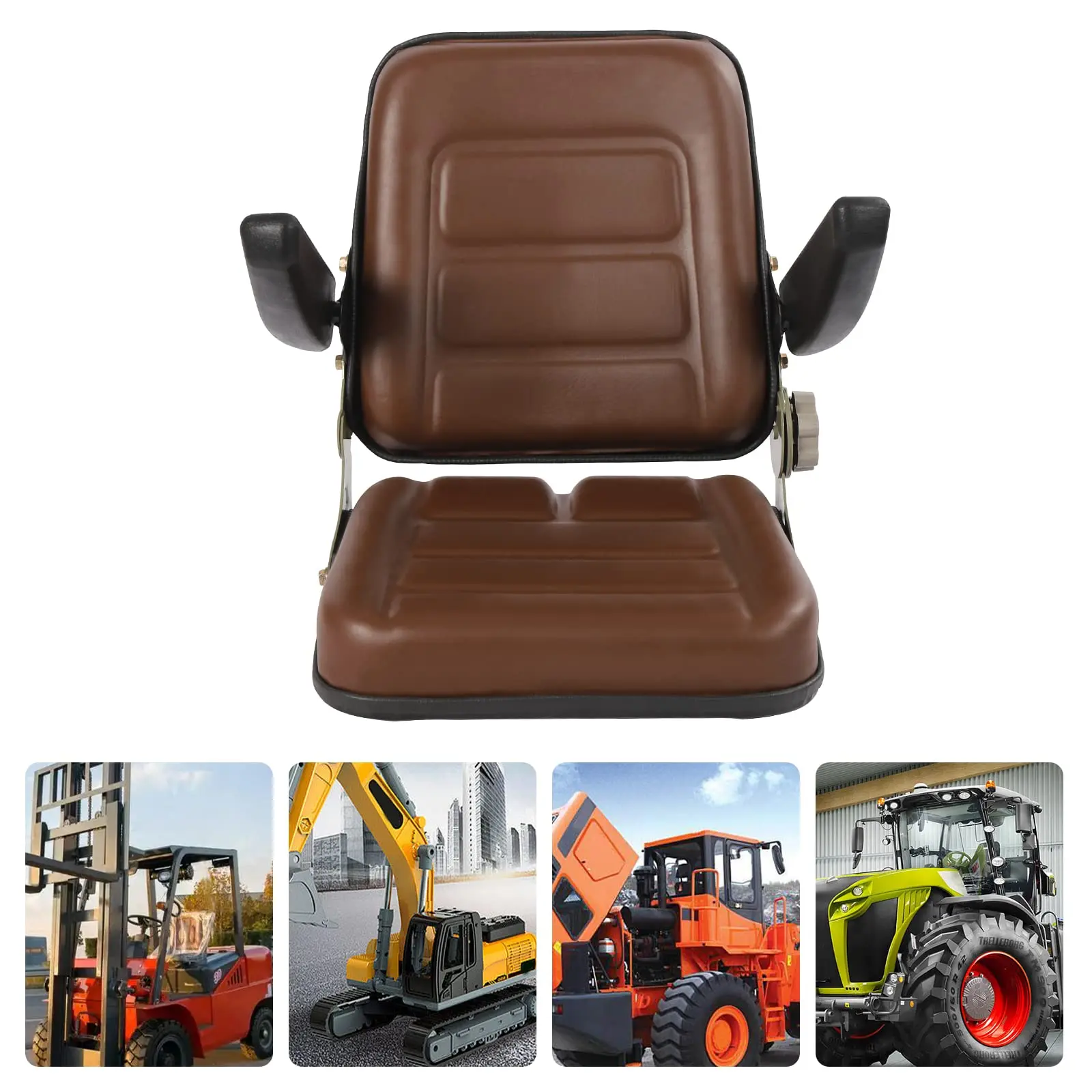 مقعد جزازة العشب العالمي، مقعد جرار عالي الظهر مع (± 50 °     مسند ظهر أمامي وخلفي) مساند ظهر قابلة للتعديل ومساند للذراع قابلة للتعديل لـ Ls-01 Fo