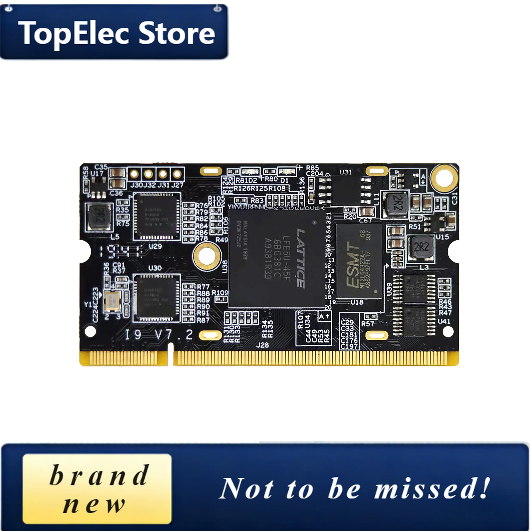TopElec Gitter ECP5 FPGA RISC-V Entwicklung Bord Farblicht i9 Modul LFE5U Open Source Toolchain