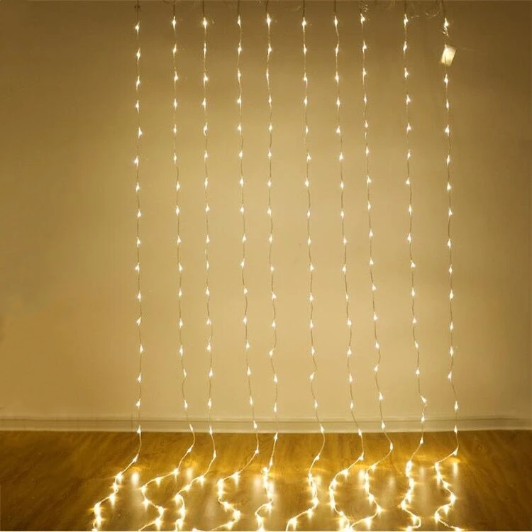 

640 LED water flow waterfall curtain Lights fairy String Christmas Xmas garden decoration 6M(W)*3M(H)- BLUE