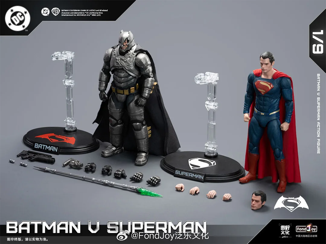 Originele Fondjoy David Corenswet Superman Action Figure 1/9 Nieuwe SupermanFigure PVC Joint Beweegbare Collectie Model Speelgoed Cadeau