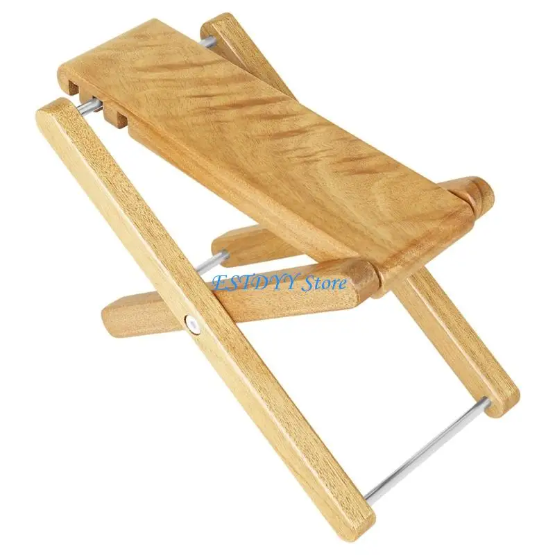 G6DE Guitar Foot Stool With 3 Position Settings Guitar Heightening Footstool