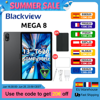 【World premiere】Blackview MEGA 8 Tablet 13 inch FHD+ 90Hz Display 11000mAh AI Android 15 50MP Camera 4 BOX Speakers 4G Pad PC