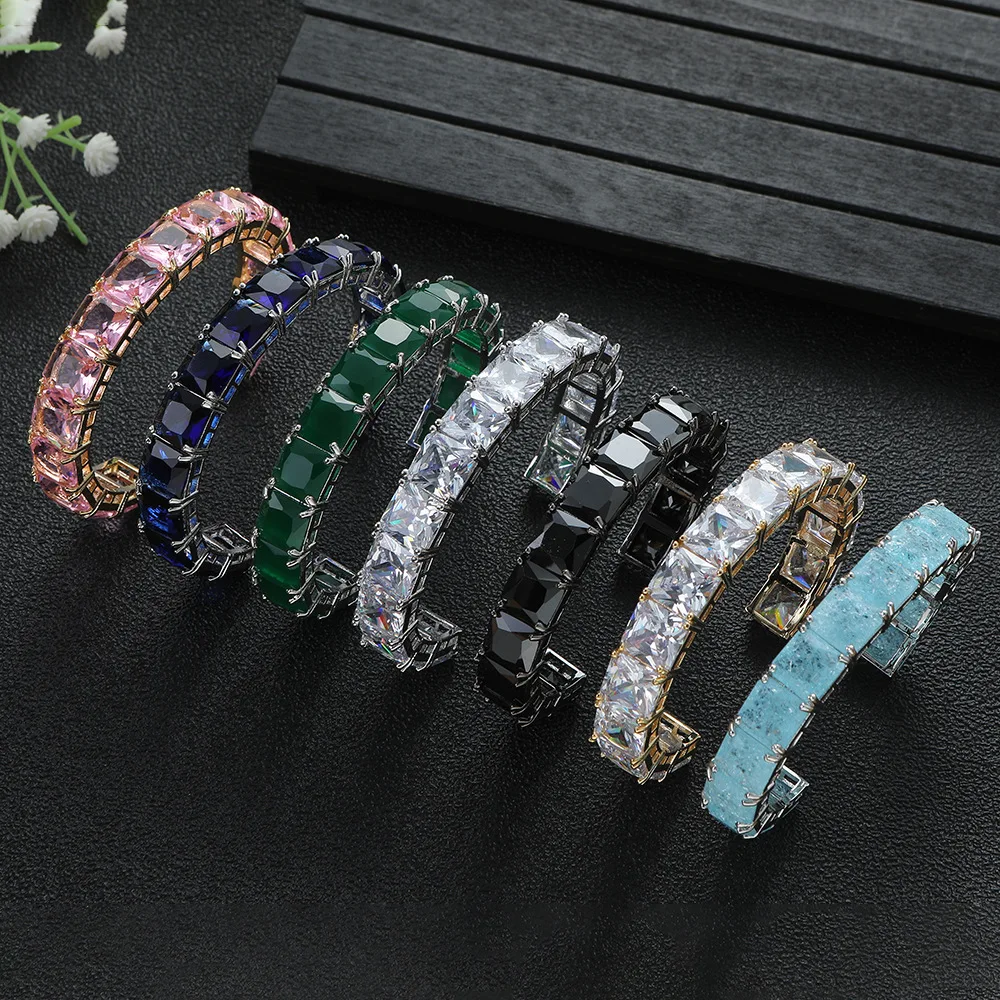 

HIBRIDE New Shimmering Multi-Color Temperament Open Bracelet Women's Dress Decorative Jewelry Wedding Ball Holiday Gift B194