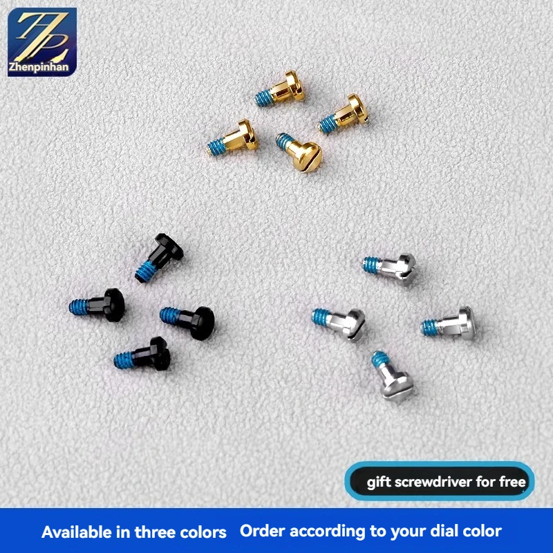For Casio GST-B100/S100/120/330/400G Dial Front Screw Surface Decoration Screws Silver Gold Black with Tools Watch Accessories