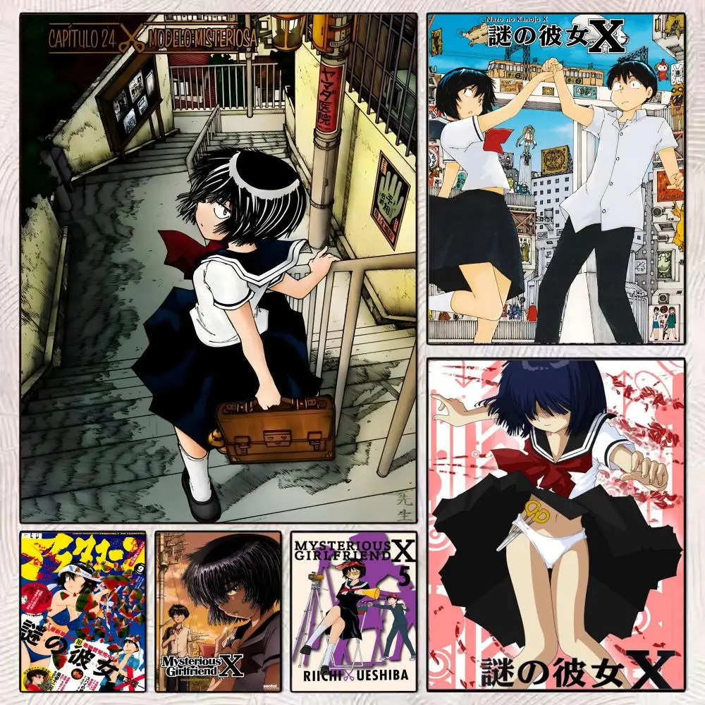 

Anime M-Mysterious Girlfriend X Poster HD Art Mural Wallart Waterproof Vintage Print Decor for Home Decoration DIY Durable