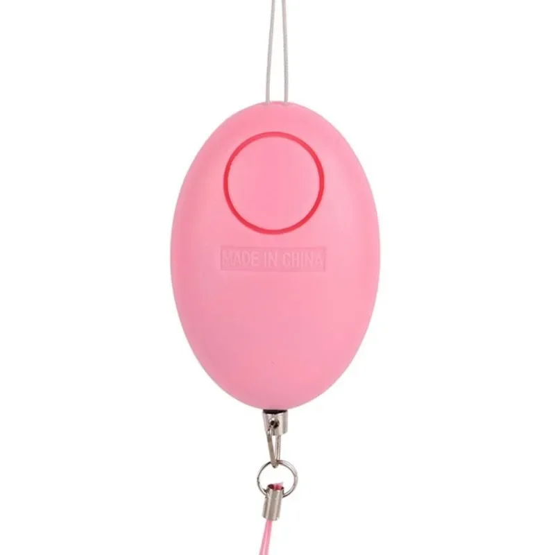 Alarme de emergência Keychain para mulheres, Cheap Autodefesa Alarme, Forma de ovo, Girl Security Protect Alert, Segurança Pessoal, Scream Loud, 120dB