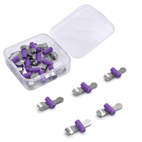 20pcs Dental Forming Sheet Orthodontic Sectional Contoured Metal Matrice Dentistry Matrix Bands Retainerless Automatrix Locker