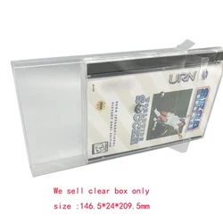 PET Transparent cover box For SEGA Saturn SS USA version long storage box game colorful storage display box