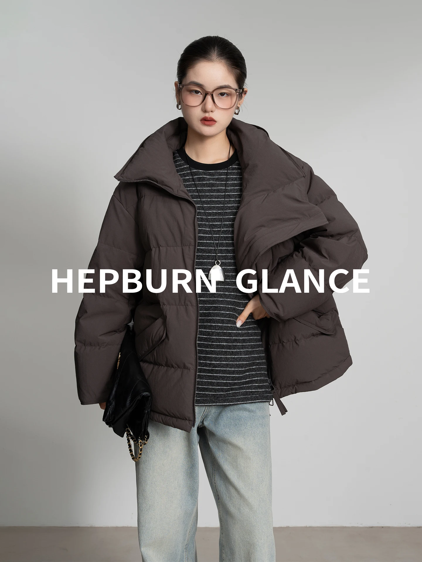 

Женская удлиненная пуховая куртка с асимметричным воротником, утепленная, из ткани с наполнителем из пуха, повседневная верхняя одежда