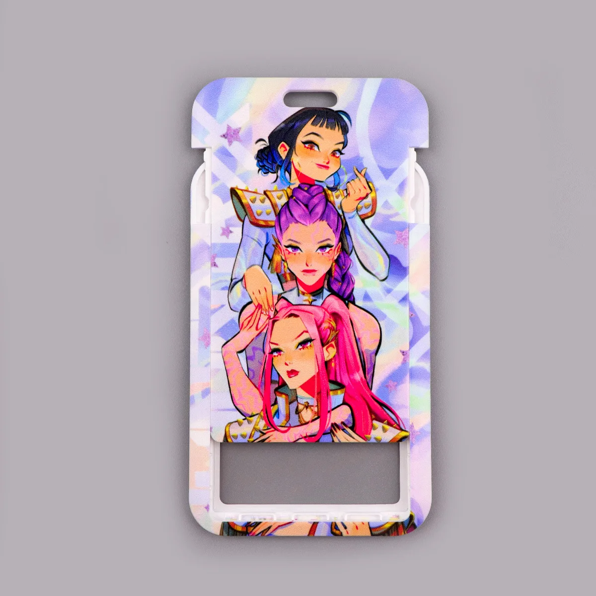 KPop Demon Hunters Cartoon-Lanyard mit Ausweishalter, Schlüssel-Umhängeband, cooles Zubehör, Geschenke für Fans, Studenten