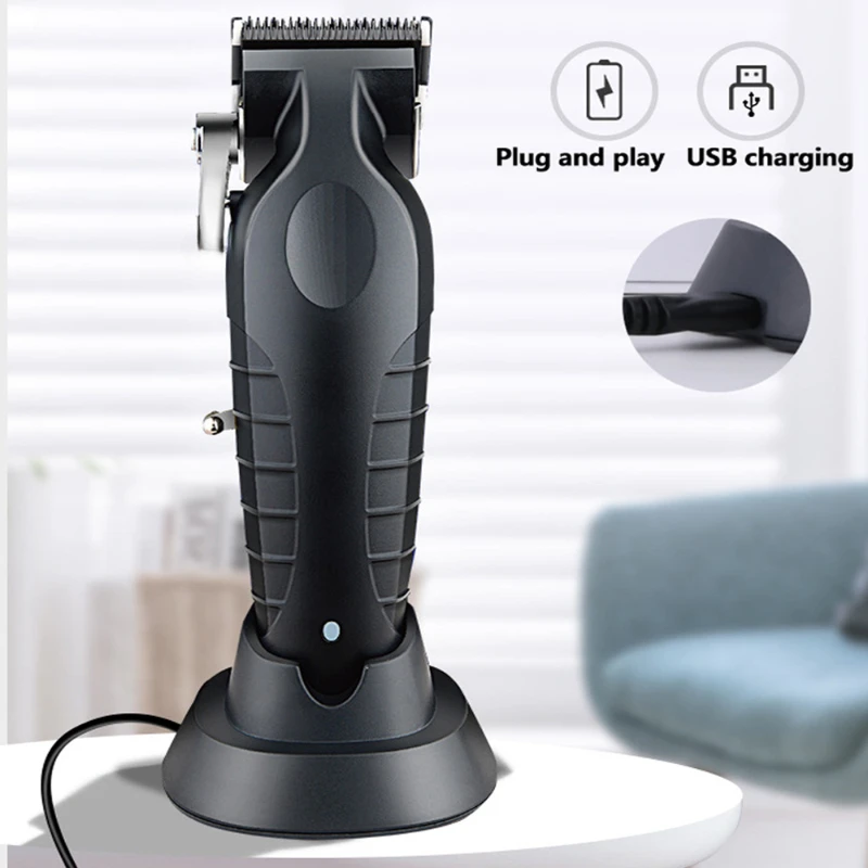 Original Professional Rechargeable Hair Trimmer Adjustable Hair Clipper USB Carving Barber Salon