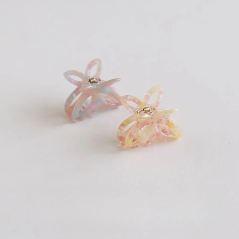 أغطية الرأس الإناث كليب فراشة جوفاء لعوب نصف التعادل انتزاع الشعر كليب صغير خلات مشبك شعر القرش زاجيم الخلفي رئيس الديكور