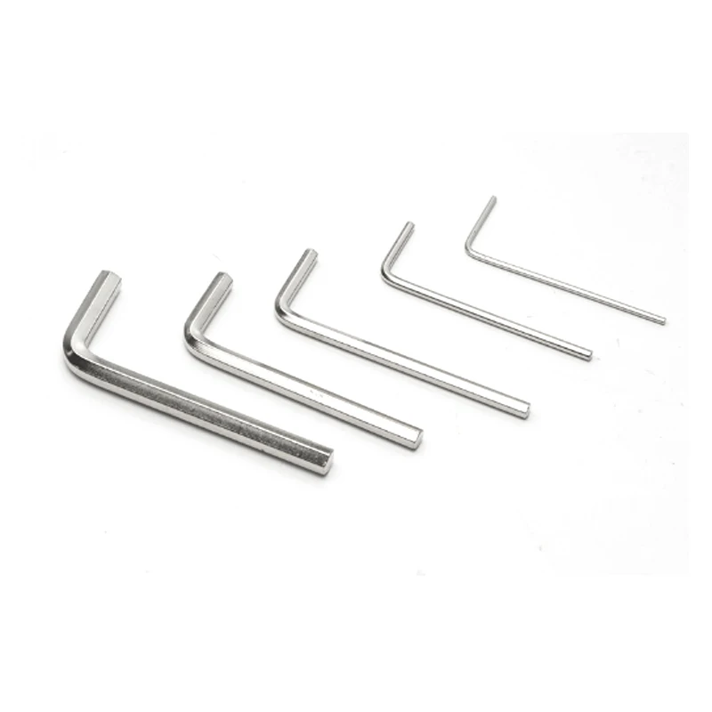 1pcs 0.9 1.27 1.5 2 2.5 3 4 5 6 8mm Metric Allen Nickel Plating Hexagon Keys Set Ball Point End Long Arm Hex Key Wrench