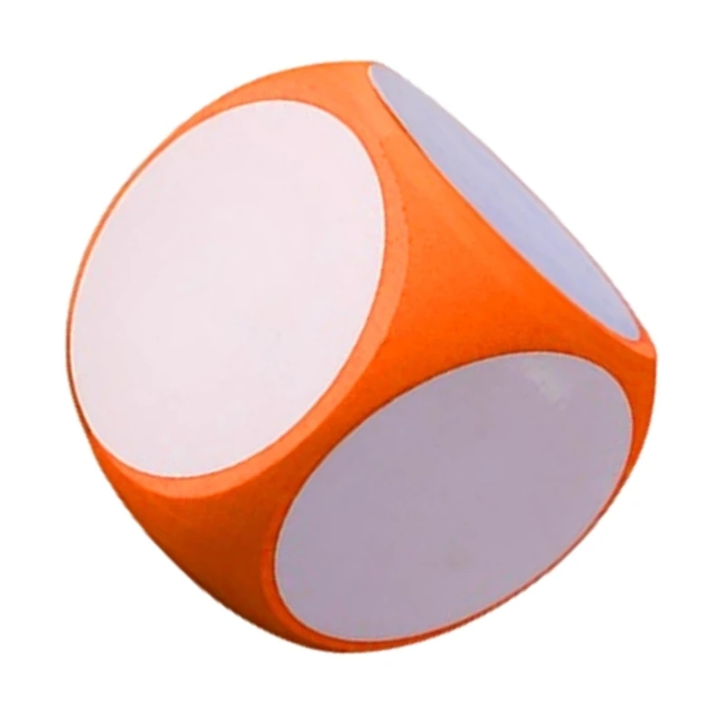 E9LB DIY пустые кубики для записи/стирания кубиков, очищаемые пустые игровые кубики для классной комнаты