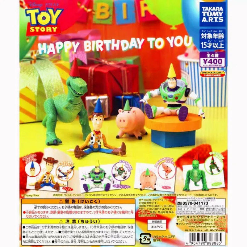 

TAKARATOMY Original Genuine Gashapon Toy Story Woody Buzz Lightyear Action Figure Toys for Boys Girls Gift Collectible Ornaments