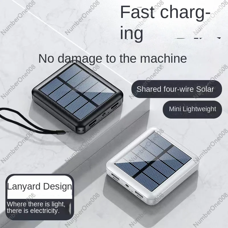 Official Authentic Products Solar Charging Unit with Cable Flash Fast Charging  MA Capacity Two-Way Cute 10000