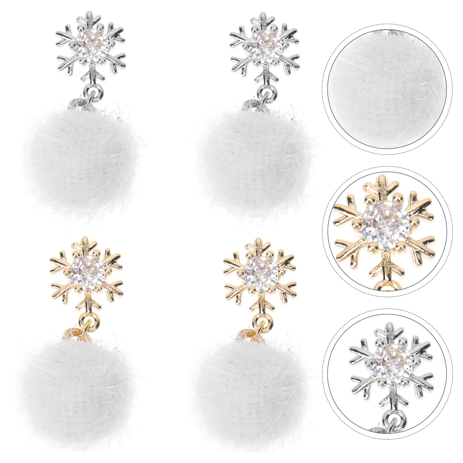 

4pcs Rhinestone Adorable Ball Nail Balls Luxury Manicure Diy Ornaments Stylish Nail Art Supplies Chic Ball Decor