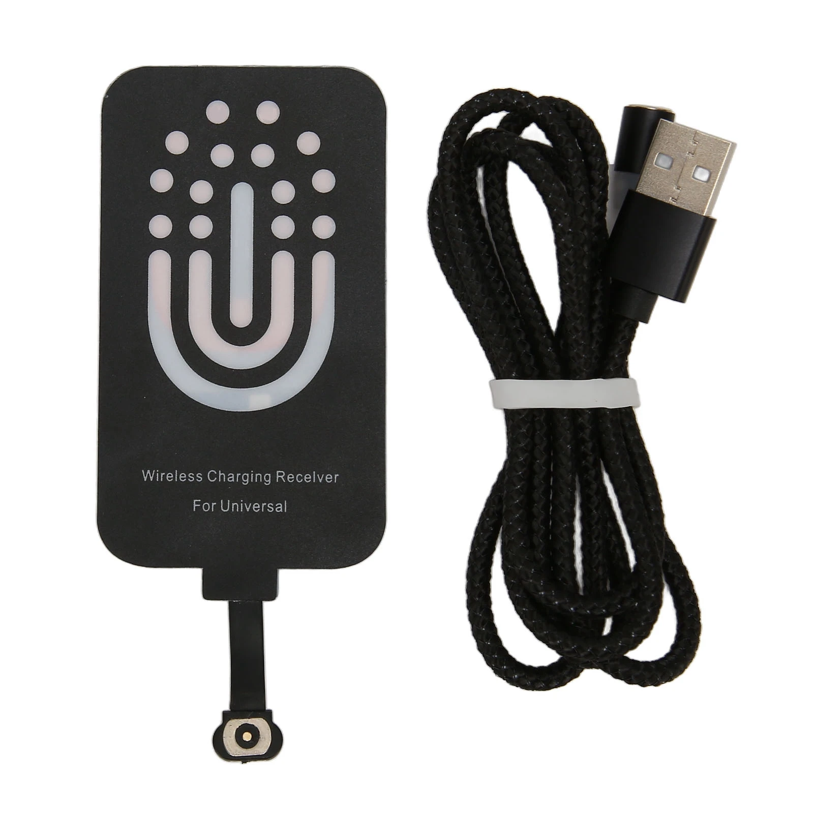 Protable Thin Wireless Charging Receiver Type C Magnetic Suction Dual Purpose Wireless Charging Receiver Wireless Charging Patch