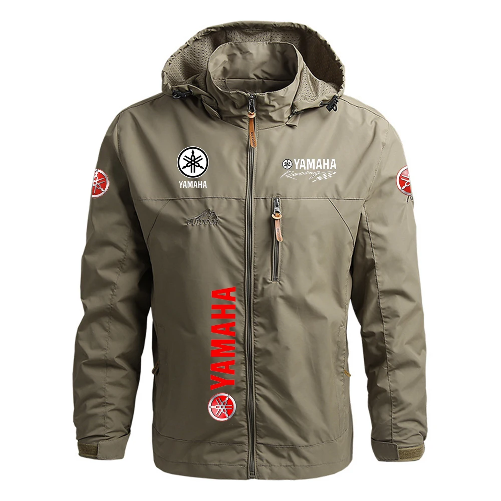 Nouveau Yamaha hommes imprimé extérieur à la mode multicolore chaud coupe-vent veste pour l'automne et l'hiver 2025