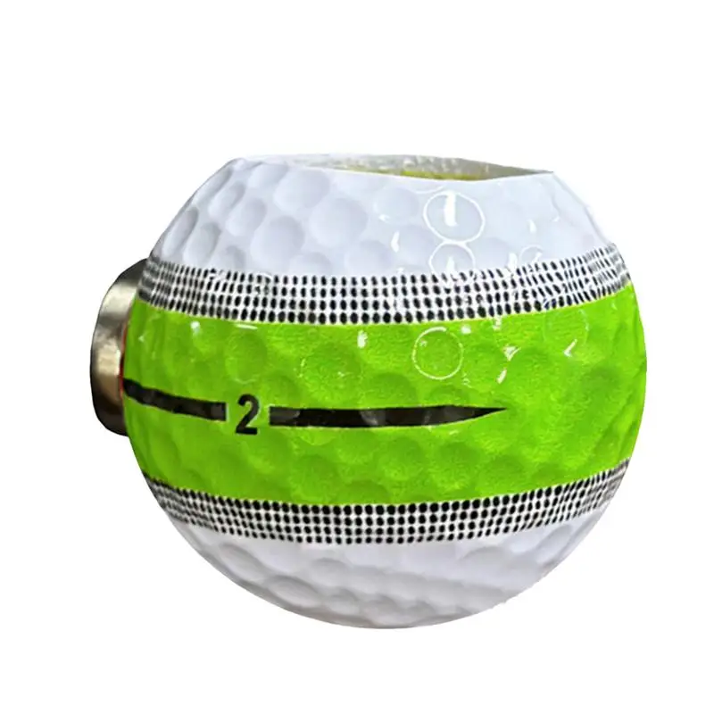 

Golf Ball Appearance Cigar Holder With Magnet Can Be Adsorbed On The Cart Or Railing Cigar Stand For Golfer