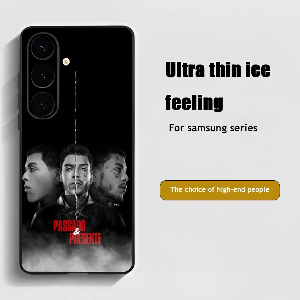 Popular MC Kevin Singer Phone Case For Samsung Galaxy S26 S25 S24 S23 S22 S21 Plus Ultra Note20 Soft Black