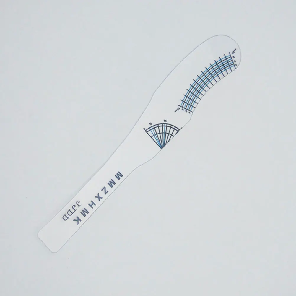 

10Pcs Eyelash Ruler Professional Lash Measuring Tool Eyelashes Length Curling Degree Measuring Ruler Lash Extension Supplies