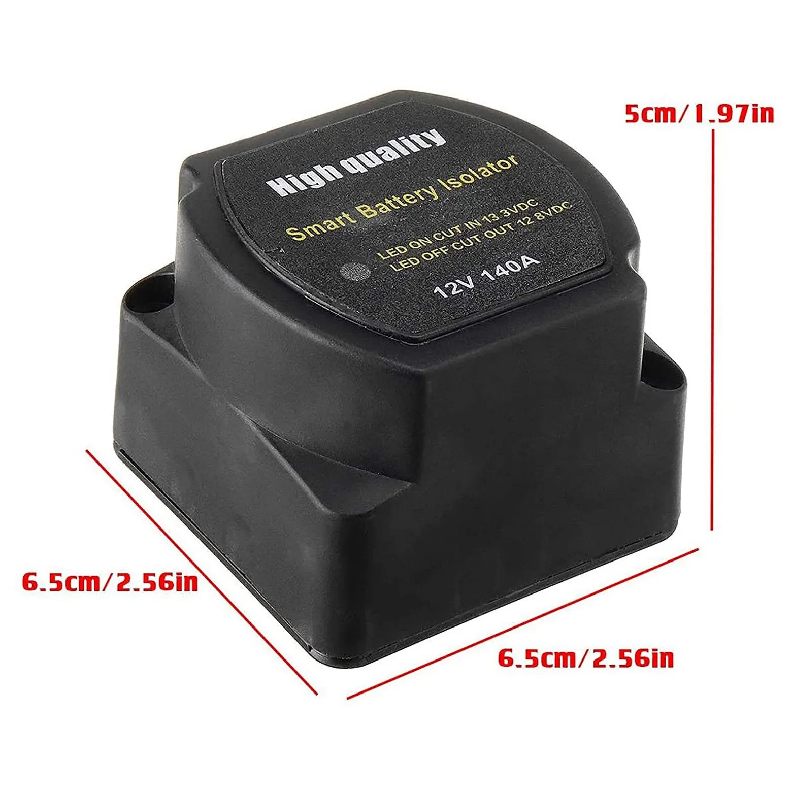 

Умный изолятор батарей M46K-Dual с двумя входами, 12В, 140А, реле с чувствительностью к напряжению (VSR), умный переключатель для автомобилей, квадроциклов, UTV, лодок, автодомов, кемперов, грузовиков
