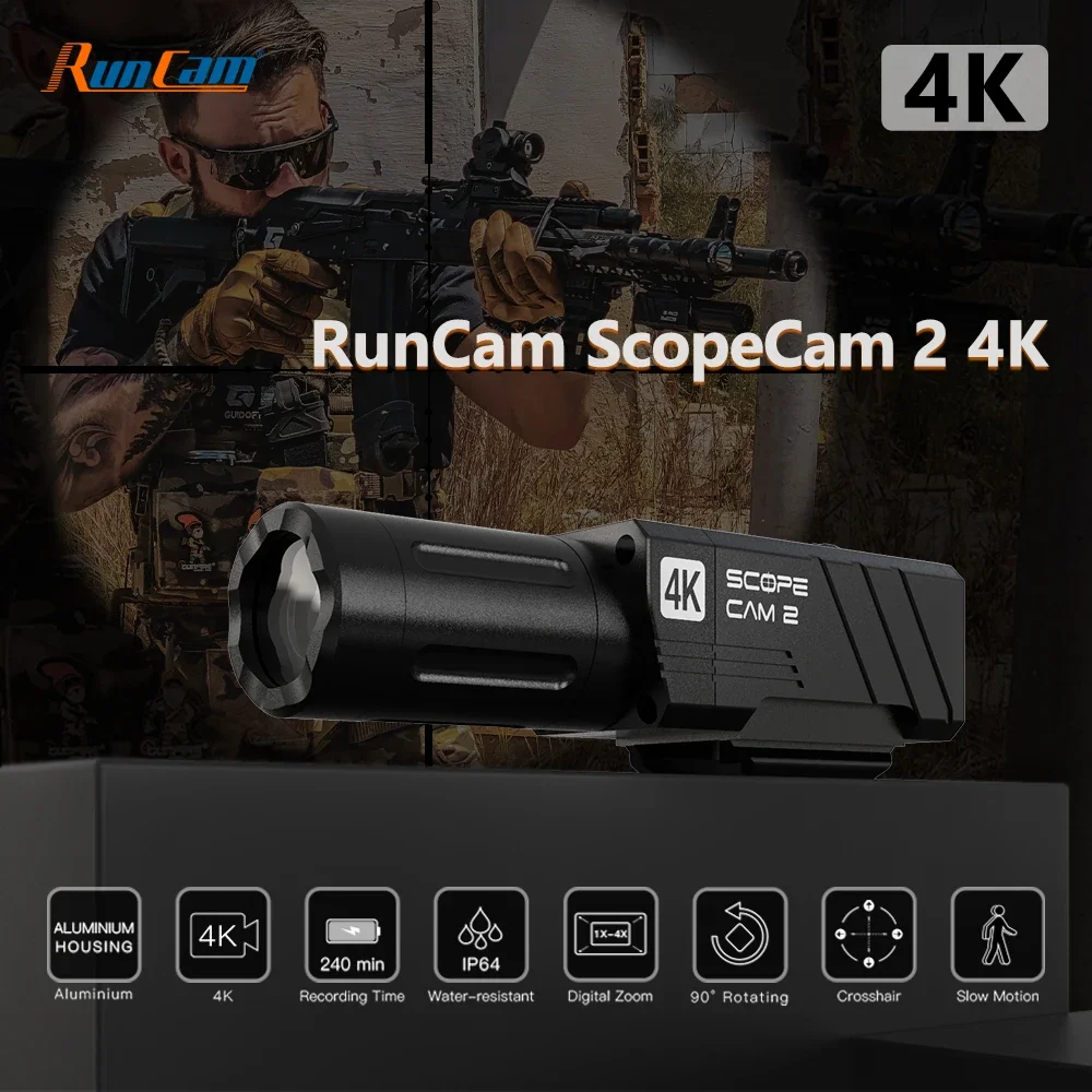 RunCam ScopeCam 2 4K Airsoft Camera