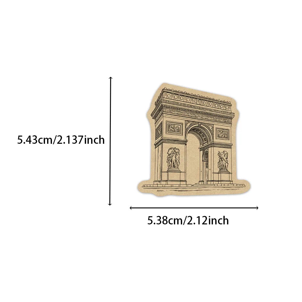 50PCS Retro Kraft Paper Graffiti Cartoon Stickers DIY Decorative Phone Cases Notebook Water Cups Waterproof Stickers