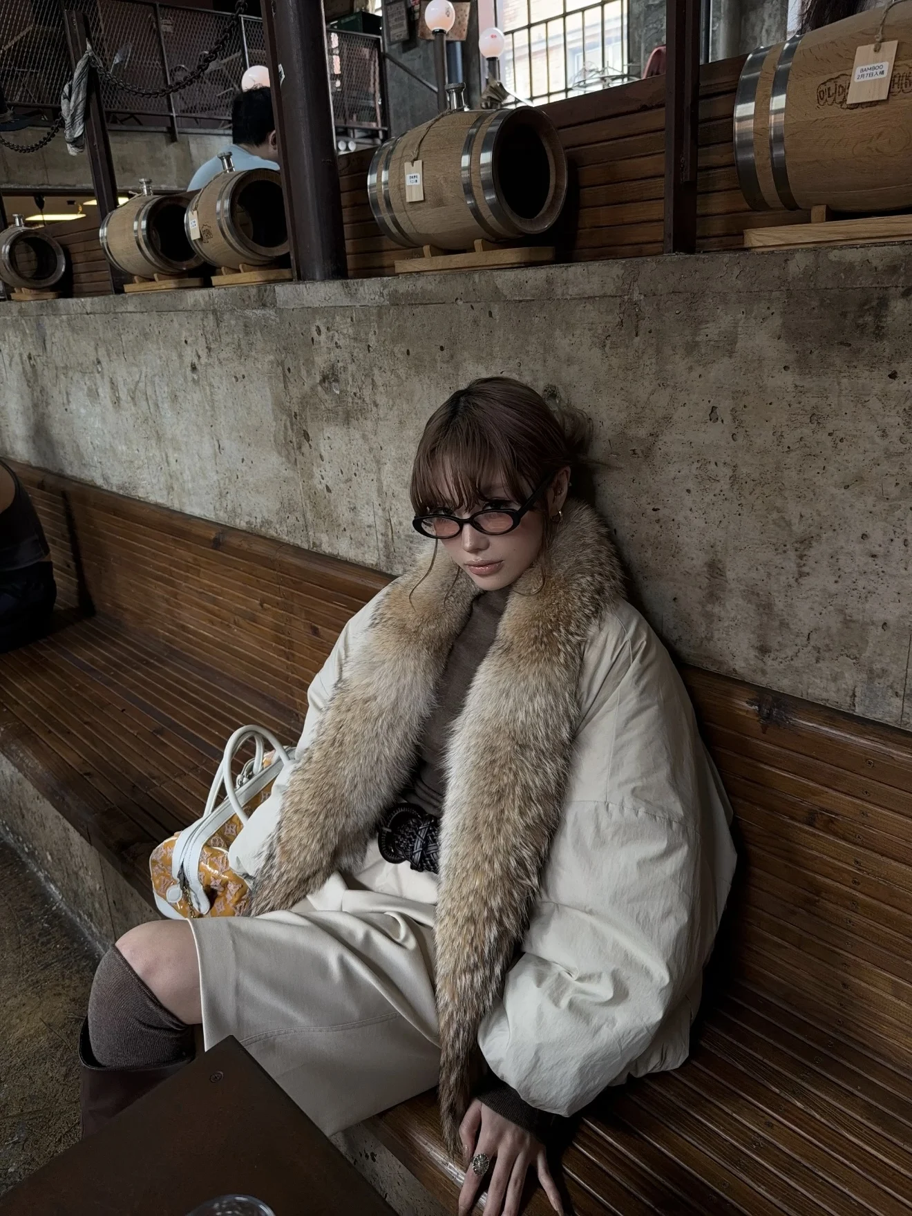 

Утепленная зимняя парка с меховым воротником и длинными рукавами, верхняя одежда с воротником-стойкой