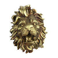 Fountain Wall Lion Nozzle Water Hanging Outdoor Sprayer Garden Spray Sprinkler Pond Decor Waterfall Mounted Sculpture