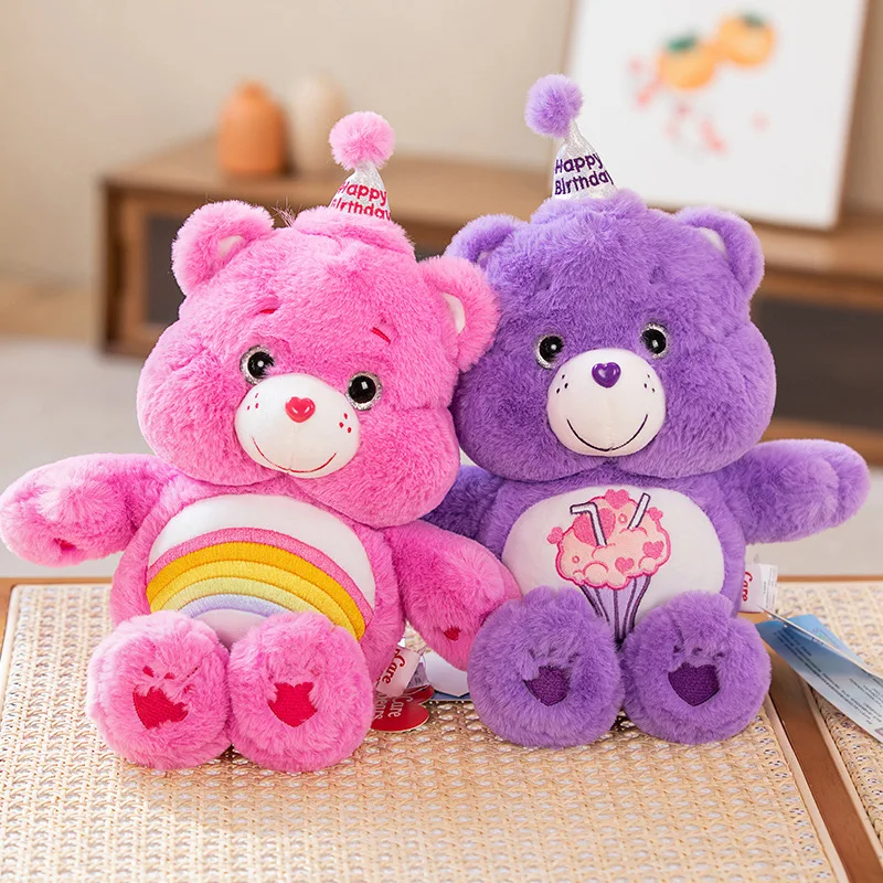 Care Bears Plush Toys Teddy Bear Stuffed Doll Lovely Anime Bear Peluche Kawaii Room Decor Birthday Gift For Kids Xmas Present