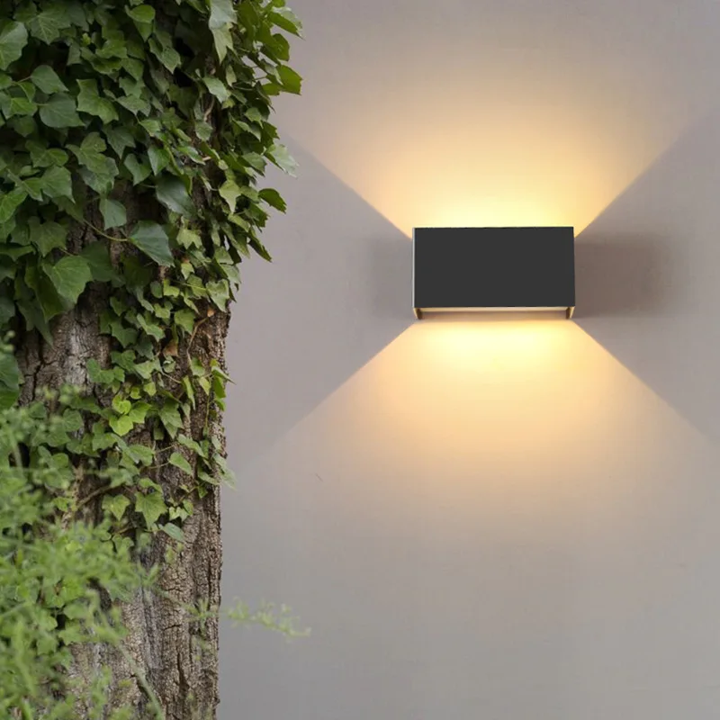 Nordic modern wall light 12W 24W IP65 waterproof LED lamps indoor outdoor wall sconce living room porch bedroom wall lamp