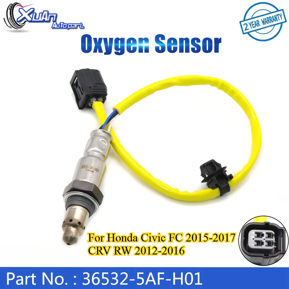Xuan New Front Upstream Air Fuel Ratio Lambda O2 Oxygen Sensor 36532‑5AF‑H01 For Honda Civic FC 2015‑2017 CR‑V RW 2012‑2016