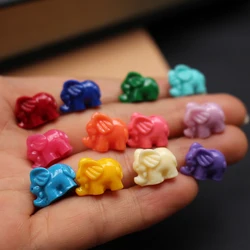 10Pcs Artificial Coral beads Lovely Elephant Cute Animal Bead Mix Pink for Bracelet Earring Necklace Jewelry Making DIY Bijoux
