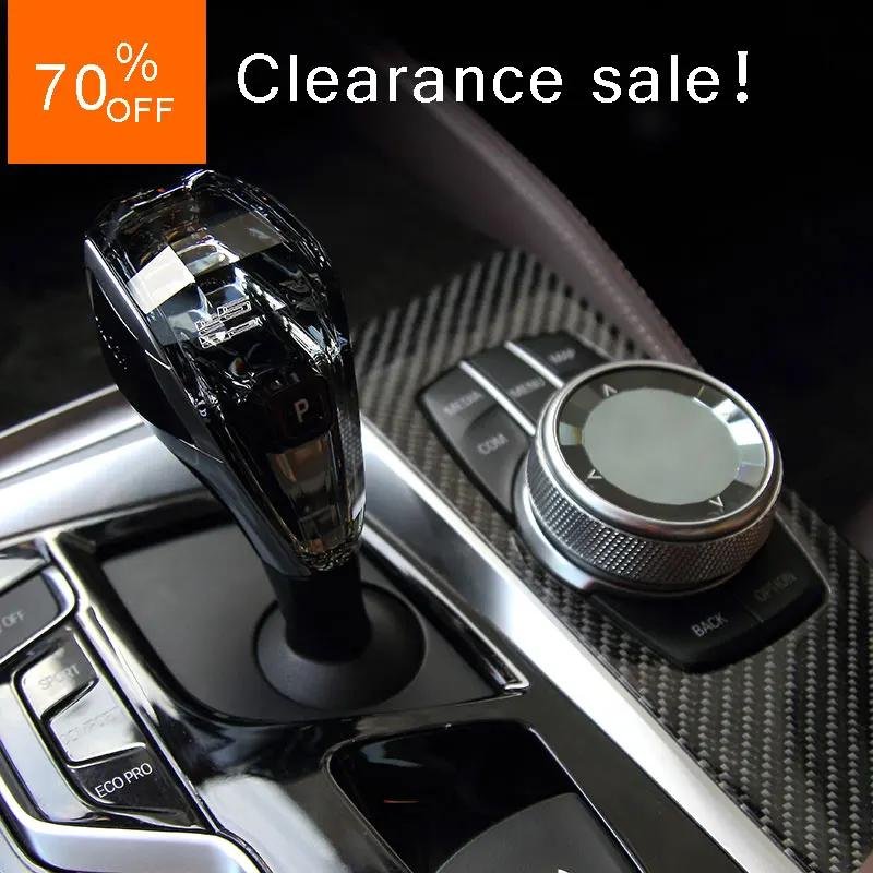 

Car Interior Accessories Crystal Gear Shift Lever Knob Fit For BMW 5 Series G30 G38 2018-2022