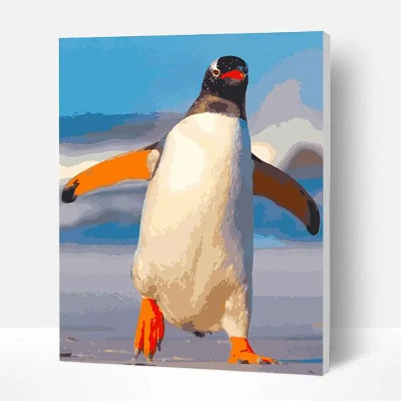 

Painting By Numbers Animal Penguin Series Drawing Crafts Supplies For Adults Paintings Wall Art For Home Decor