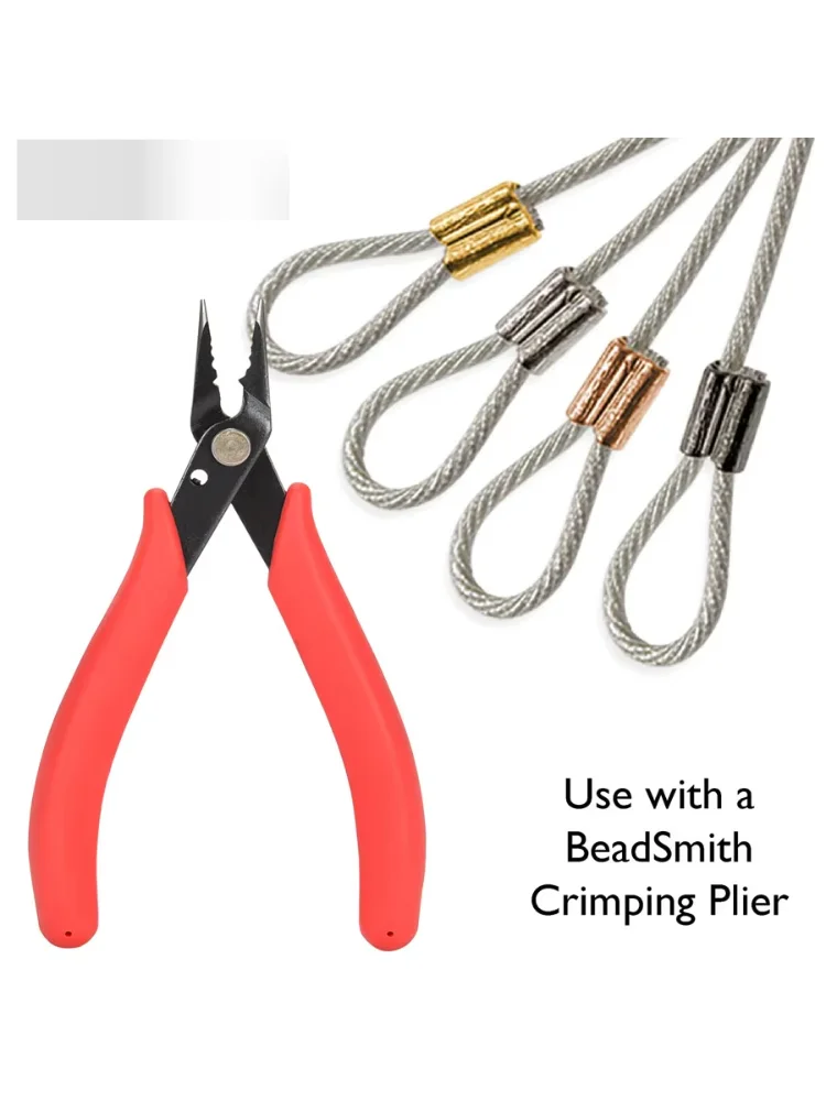 Jewelry Crimping Pliers For Making Tips Tool Tweezers Crimp Nose Pliers Jump Rings & Split Rings Double Rings Diy Accessories