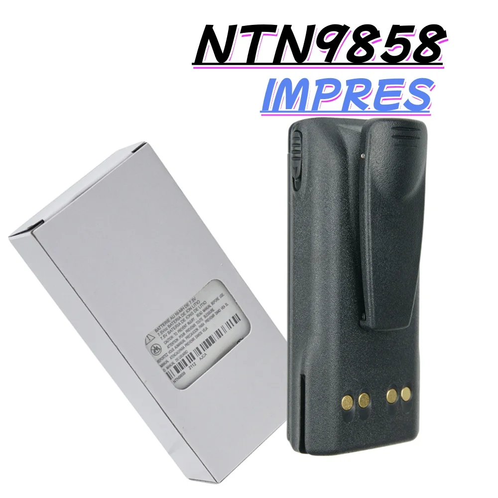 NTN9858/A/AR/B/C 2100mAh Replacement Battery with IMPRES Function for Motorola XTS1500 XTS2500 PR1500 MT1500 Two Way Radio