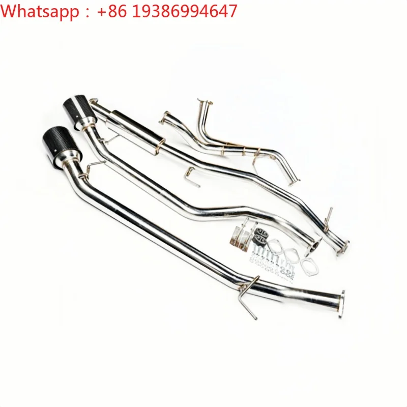 For HKS High Quality 1.5mm Thick Stainless Steel+Carbon Fiber Dual-tube Full Exhaust System 23+Ford Next-Gen Ranger Raptordiesel