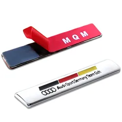1PCS Car Badge Body Rear Trunk Metal Stickers Auto Decoration Accessories for Audi A1 A3 8P A4 B5 B6 B7 B8 A5 A6 C5 C6 C7 A7 A8
