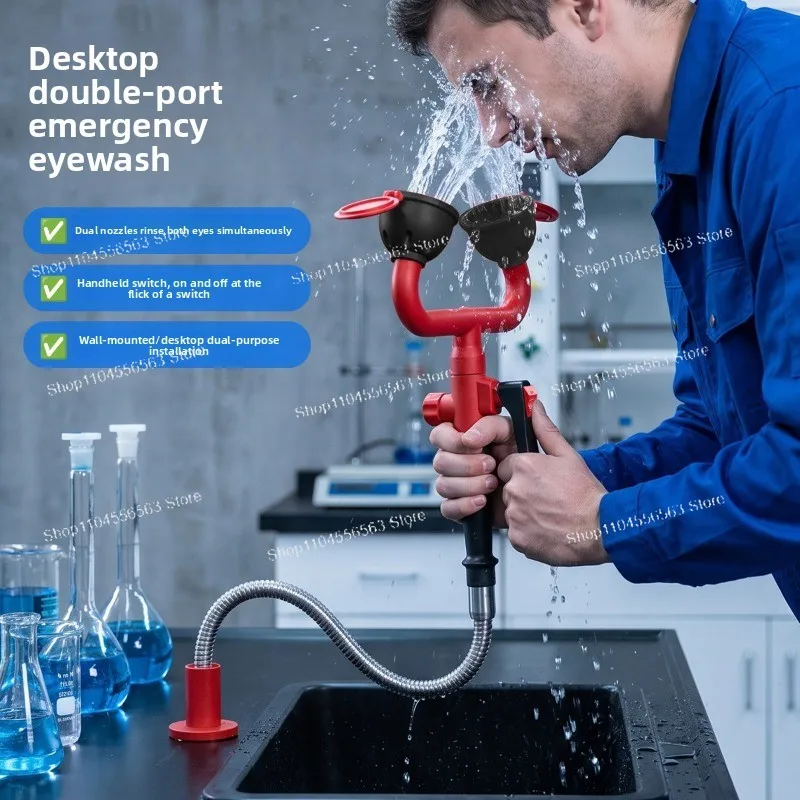 Laboratory Eye Washer, Desktop Wall-mounted, Mobile Single-port Eye Washer Machine