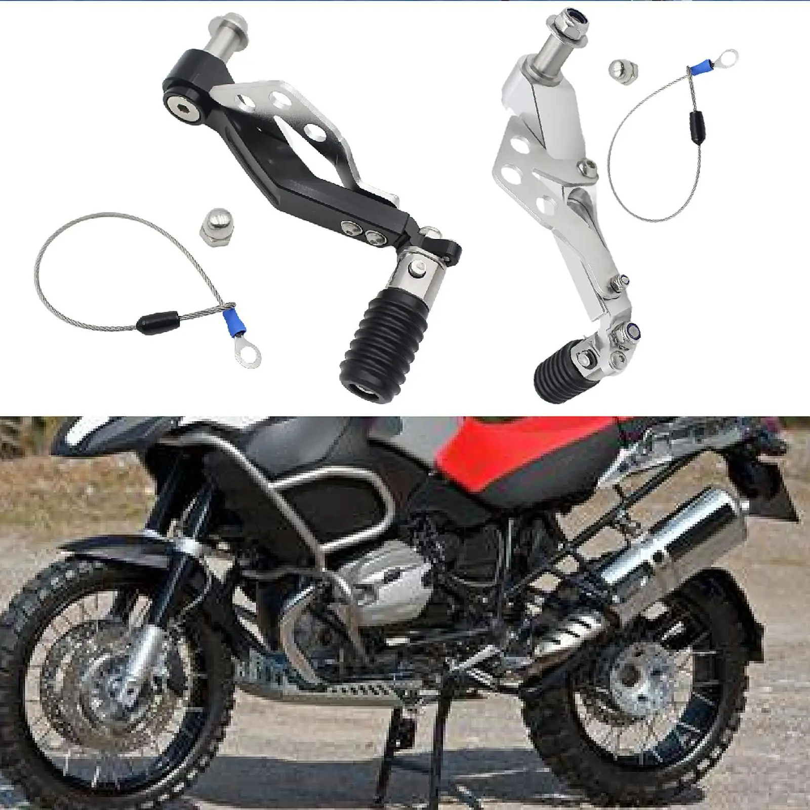 

Motorcycle Gear Shifter Pedal Lever Sturdy Aluminum Alloy Direct Replacement Easy Install Spare Parts for BMW R1200GS LC