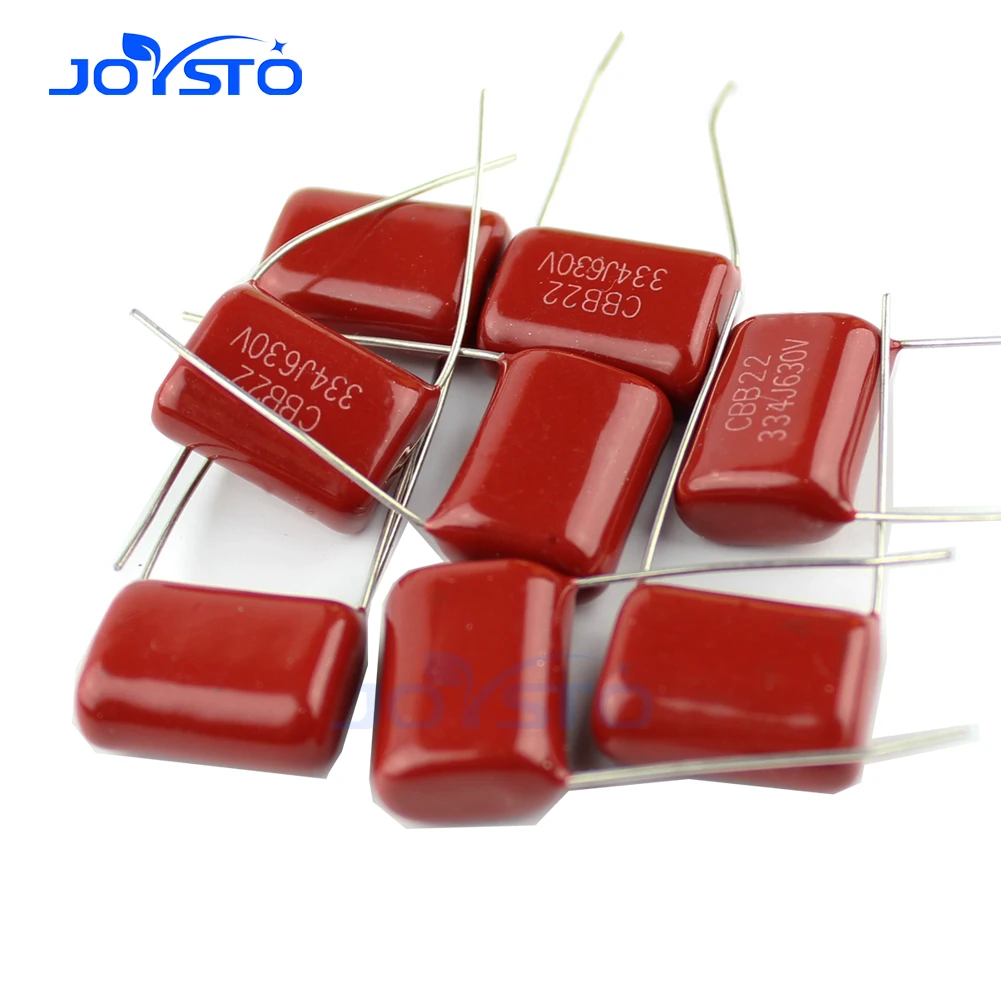 10pcs 63V 100V 250V 400V 450V 630V 2000V 101 104 125 221 222 223 224 225 332 333 334 473J CBB Polypropylene film Capacitor