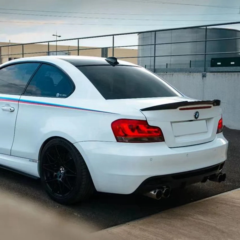 

ABS material gloss black rear spoiler trunk wing 2006 2007 2008 2009- 2012 For BMW 1 Series E82 coupe sedan M4 style